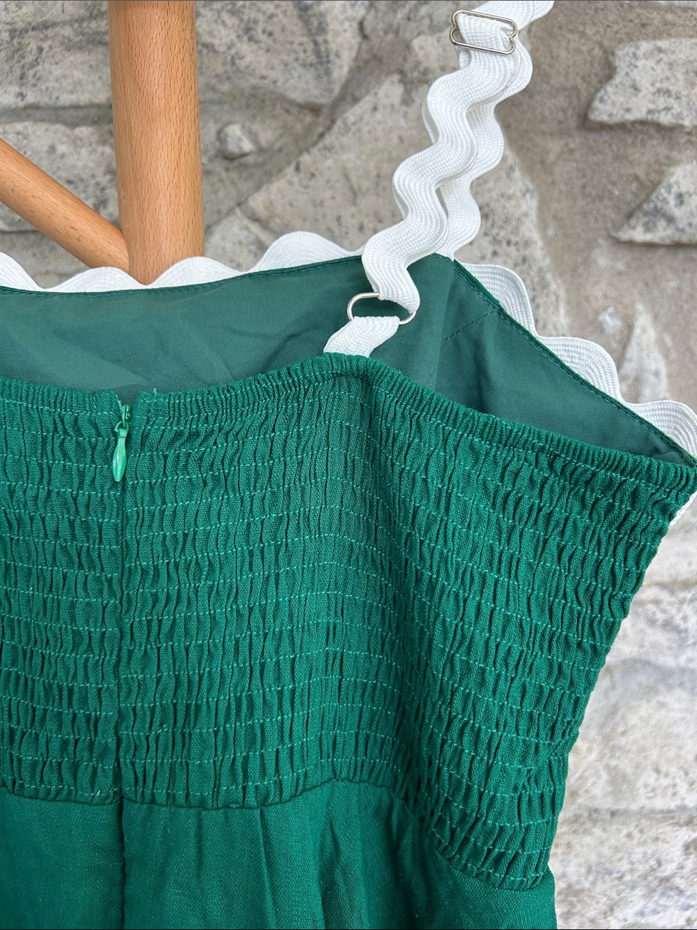 Sundress with White Ric Rac Trim - Picture 5 of 10